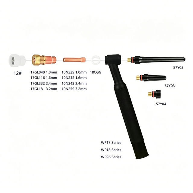 11pcs/set Kits for tig ceramic cup #12
