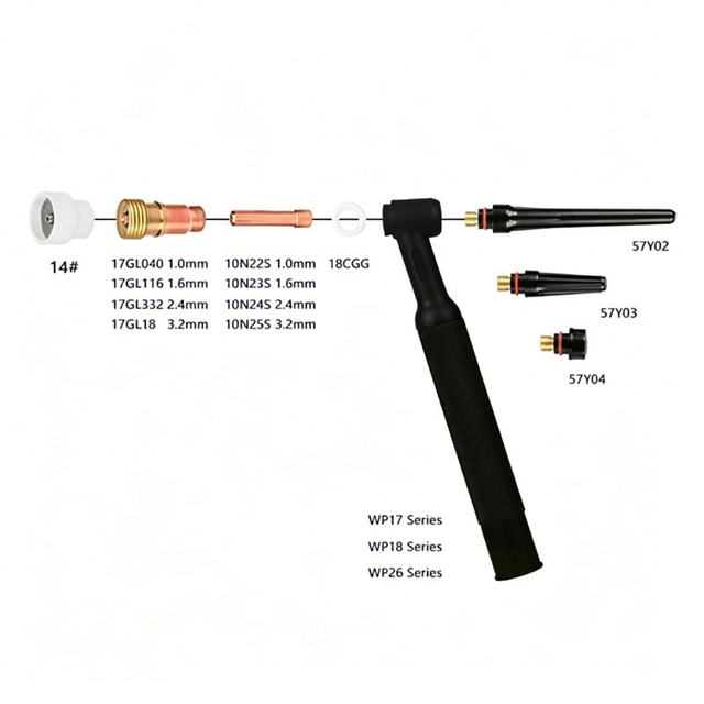 11pcs/set Kits for tig ceramic cup #14