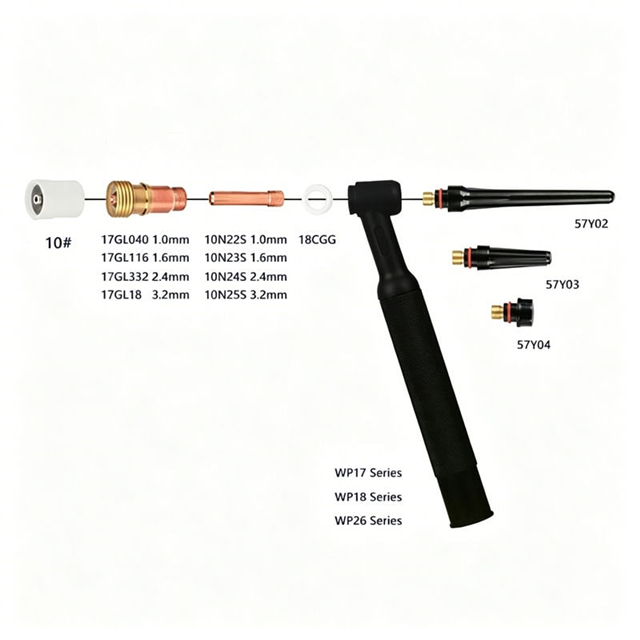 11pcs/set Kits for tig ceramic cup #10