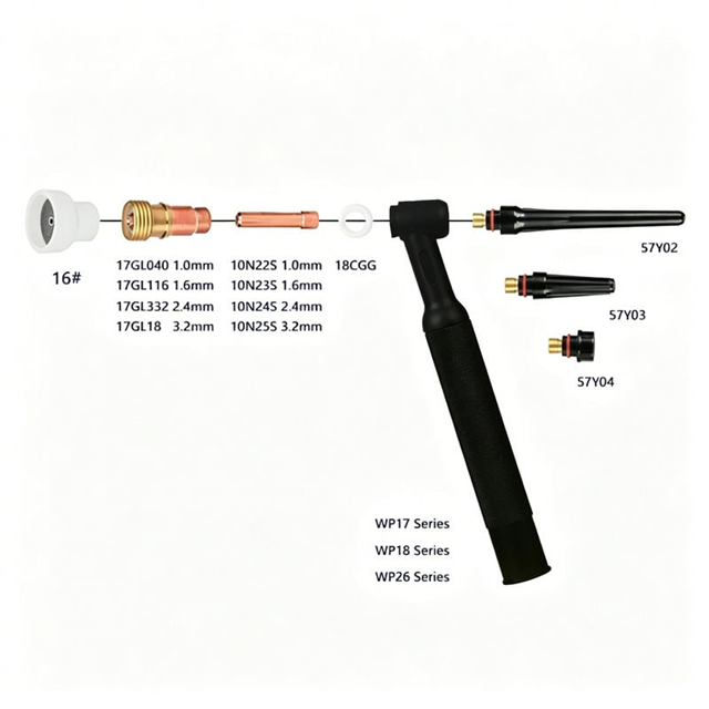 11pcs/set Kits for tig ceramic cup #16